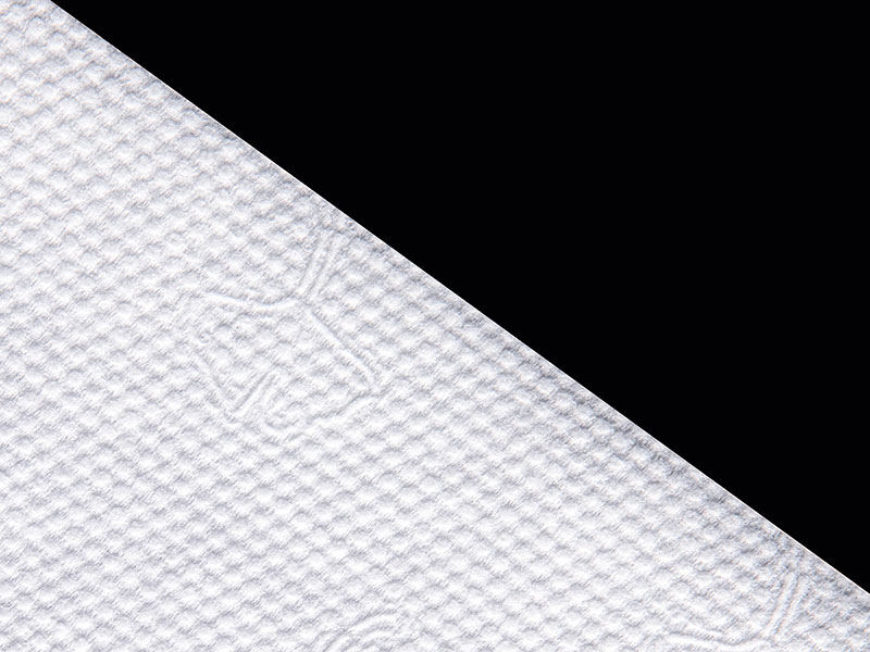 Wiskozowa i poliestrowa włóknina spunlace w kształcie kropek miłorzębu do suchych lub mokrych chusteczek